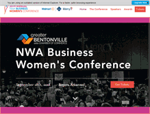 Tablet Screenshot of nwabusinesswomensconference.com
